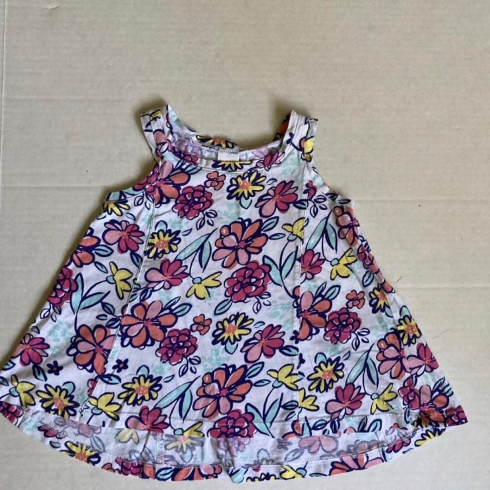Gymboree Floral Kids Tank Top size 4